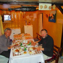 Fantastic salmon at dinner from the keepers of our campsite